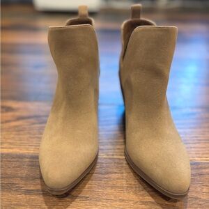 Tan Suede Ankle Boots